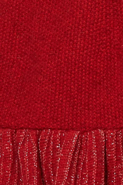 Possum Merino Ruffle Edge Poncho