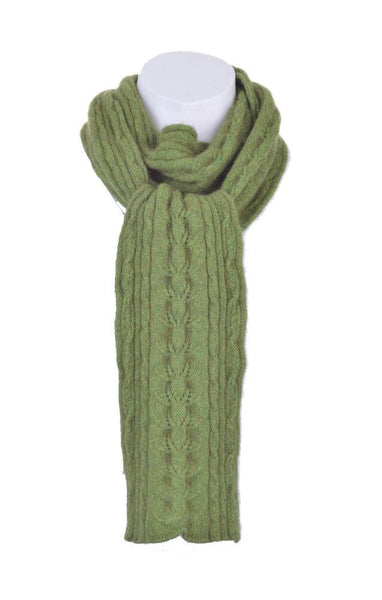 Possum Merino Cable Scarf