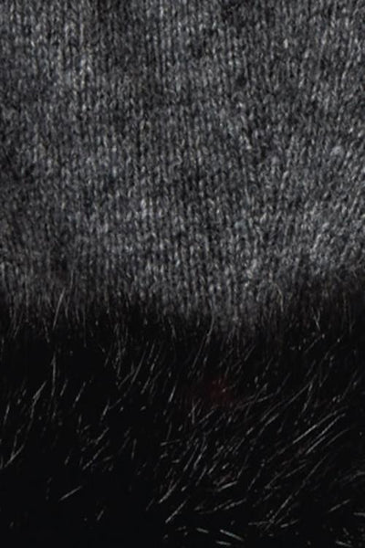 Possum Merino Fur Trim Cape