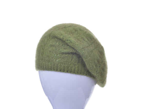 Lime Merino Beret