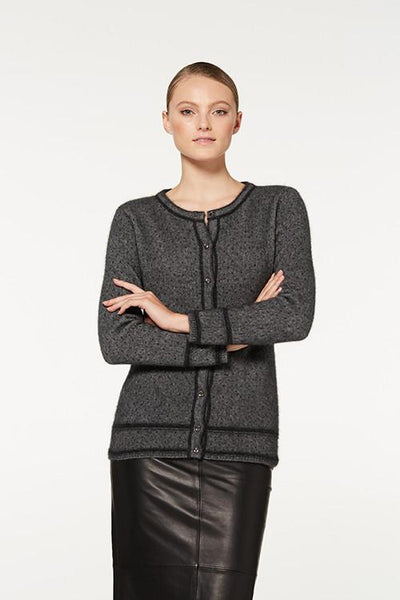 Possum Merino Two Tone Cardigan