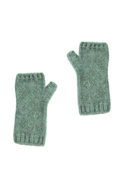 Possum Merino Plain Glovelet Mint