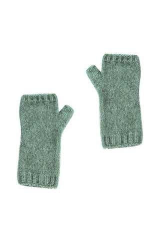 Possum Merino Plain Glovelet Mint