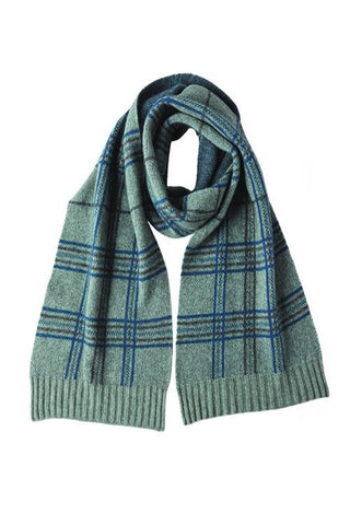 Possum Merino Broad Check Scarf