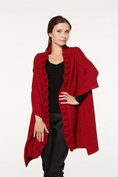 Possum Ruffle Shrug Wrap