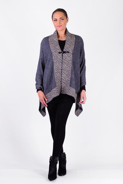 Possum Merino Safari Wrap with Buckle