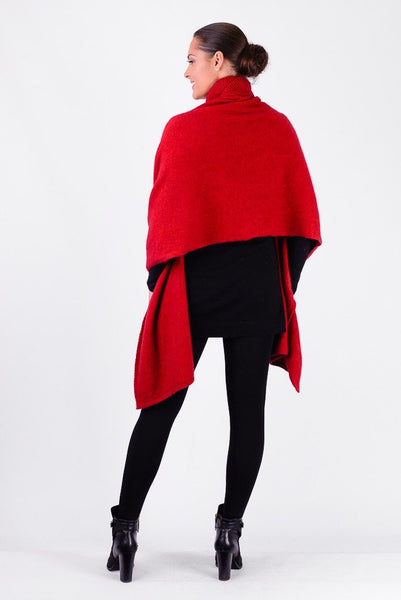 Possum Merino Ruffle Shrug Wrap