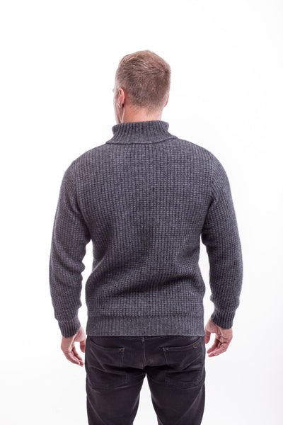 Possum Merino Placket Jumper with Buttons